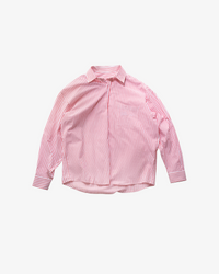 ART DIRECTOR LONG SLEEVE SHIRT - PINK / WHITE