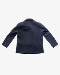 STRIPED BLAZER - DARK BLUE