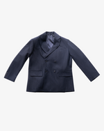 STRIPED BLAZER - DARK BLUE