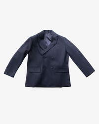 STRIPED BLAZER - DARK BLUE