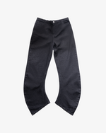 J SHAPED DENIMS - BLACK
