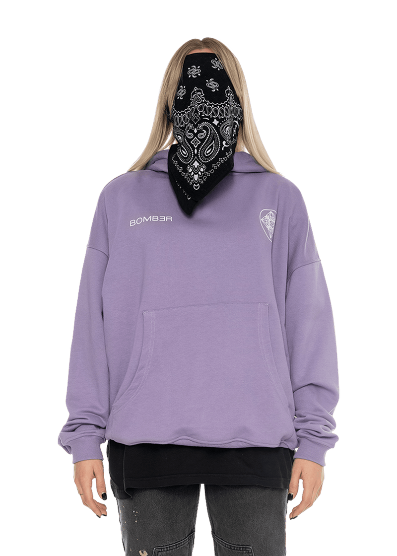 EUROPOL HOODIE - PURPLE HAZE - BOMBER CLOTHING