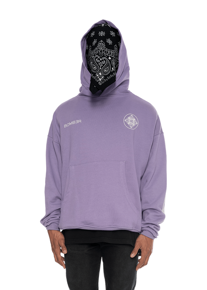 EUROPOL HOODIE - PURPLE HAZE - BOMBER CLOTHING