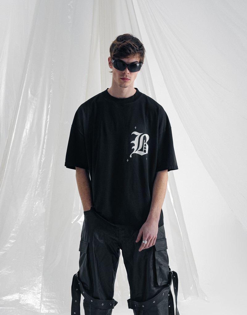 BOMBER REVERIE T-SHIRT - BLACK