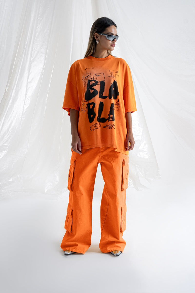 LST IN SHDWS CARGO PANTS - ORANGE - BOMBER CLOTHING