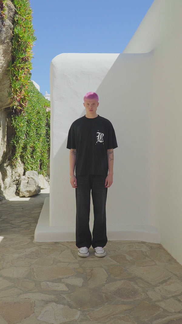 BOMBER REVERIE T-SHIRT - BLACK