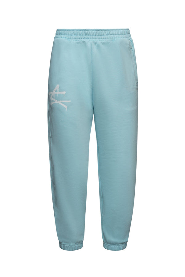 GRAPHIC SWEATPANTS - BABY BLUE - BOMBER CLOTHING